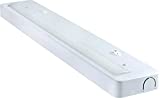 Enbrighten Premium 24in. LED Under Cabinet Light Fixture, Direct-Wire, 900 Lumens, 97 CRI, Color-Select, On/Off Switch, In-Wall Dimmer Compatible, 50,000 hr. LED Life, Steel Housing, White, 34290