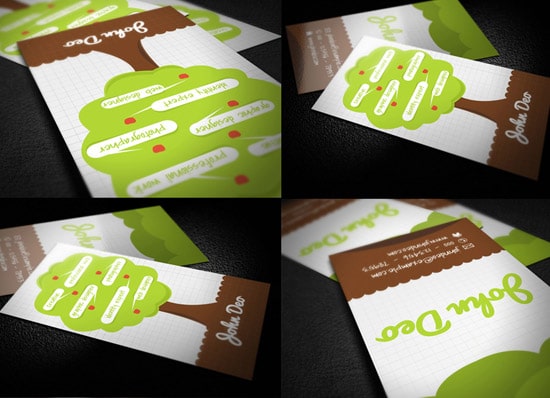 Creative Tree Business Card 