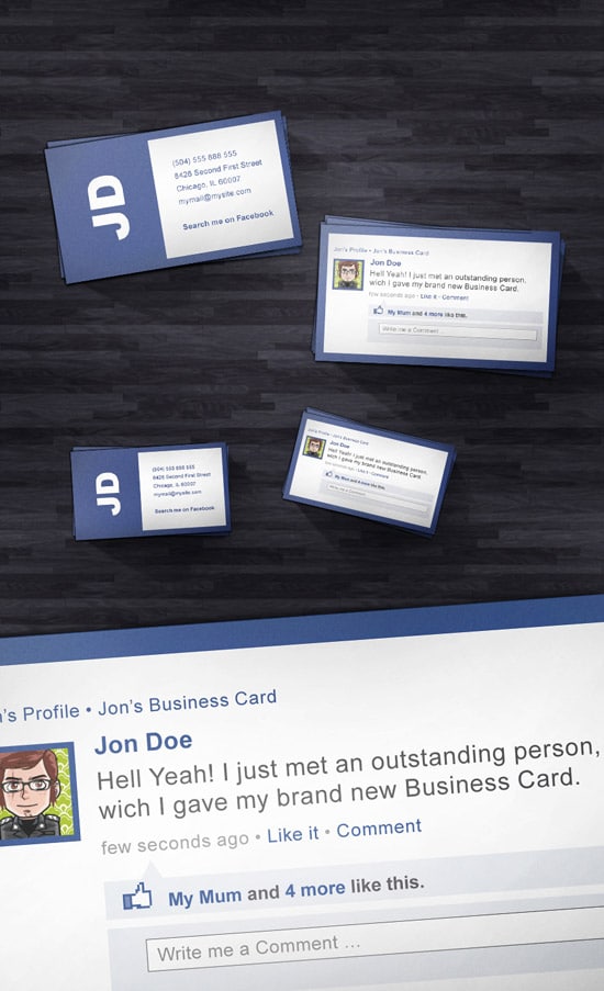 Social Style Business Card 
