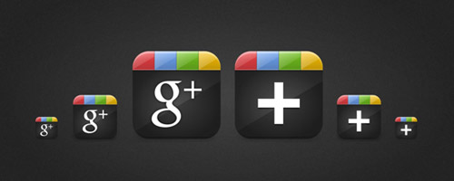 Google Plus (+) Icon Set PNG (dpp)