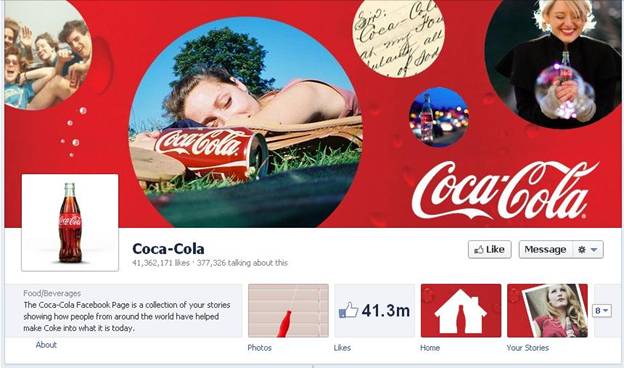 Coca-Cola Facebook Fanpage
